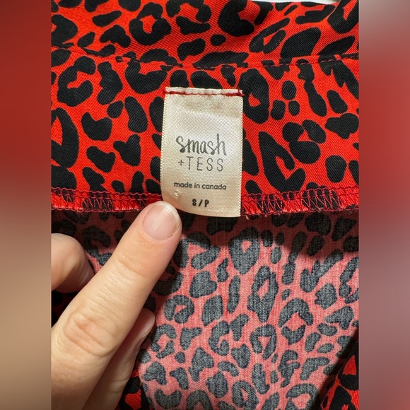 123-Smash + Tess red/black leopard print dress - Picture 10 of 11
